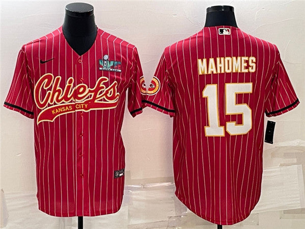 Patrick Mahomes Kansas City Chiefs red jersey