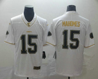 Patrick Mahomes Kansas City Chiefs white jersey