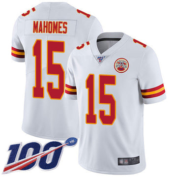 Patrick Mahomes Kansas City Chiefs white Vapor jersey