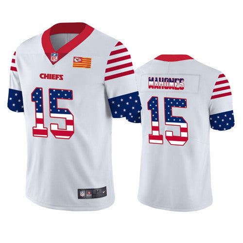 Patrick Mahomes Kansas City Chiefs white Limited jersey