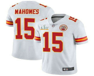 Patrick Mahomes Kansas City Chiefs white Vapor jersey