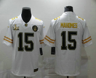 Patrick Mahomes Kansas City Chiefs white jersey