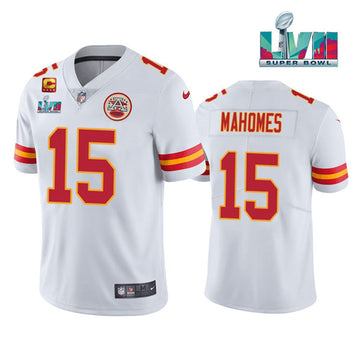Patrick Mahomes Kansas City Chiefs white Vapor jersey