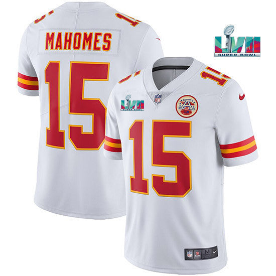 Patrick Mahomes Kansas City Chiefs white Vapor jersey