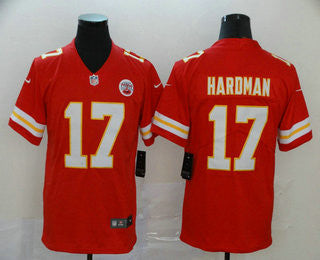Mecole Hardman Kansas City Chiefs red Vapor jersey