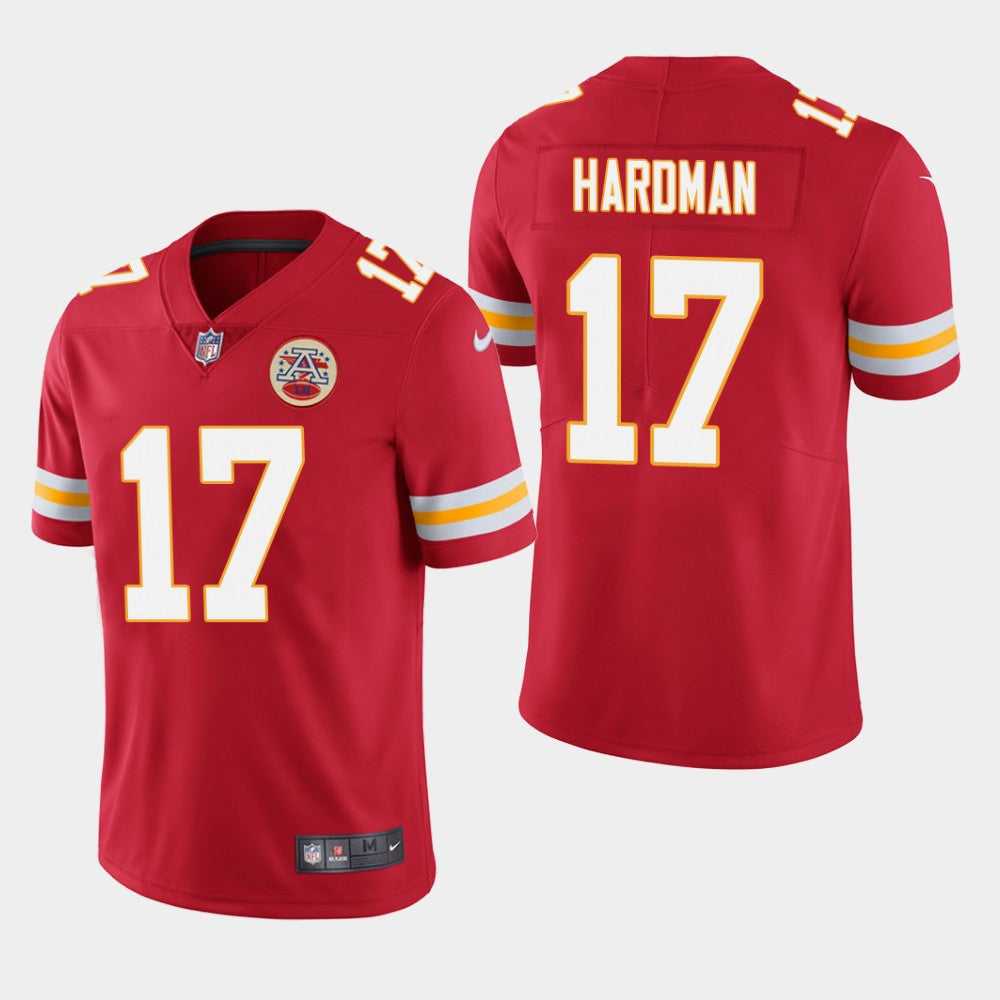 Mecole Hardman Kansas City Chiefs red Vapor jersey