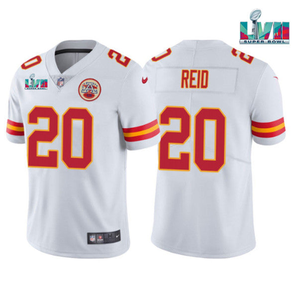 Justin Reid Kansas City Chiefs white Vapor jersey