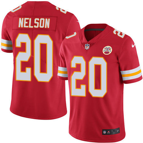 Steven Nelson Kansas City Chiefs red Vapor jersey