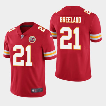 Bashaud Breeland Kansas City Chiefs red Vapor jersey