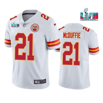 Trent McDuffie Kansas City Chiefs white Vapor jersey