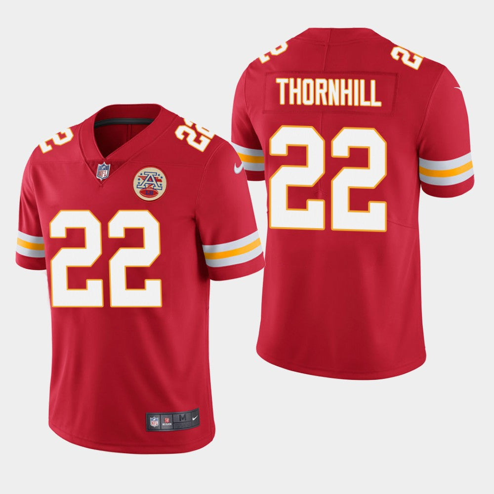 Juan Thornhill Kansas City Chiefs red Vapor jersey