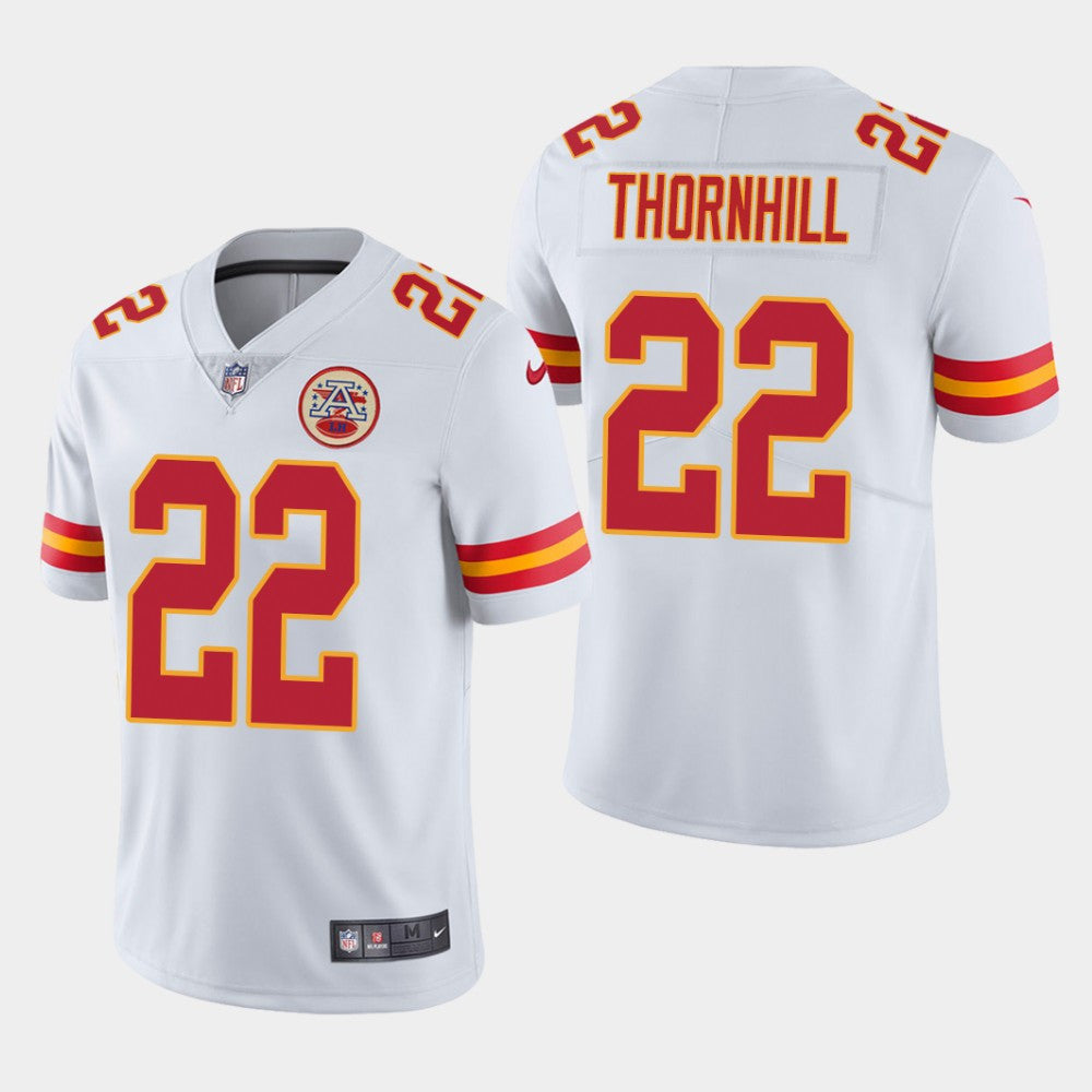 Juan Thornhill Kansas City Chiefs white Vapor jersey