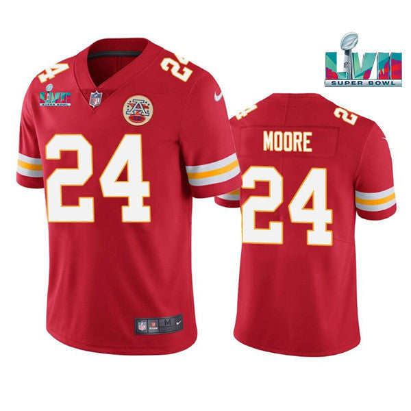 Skyy Moore Kansas City Chiefs red Vapor jersey