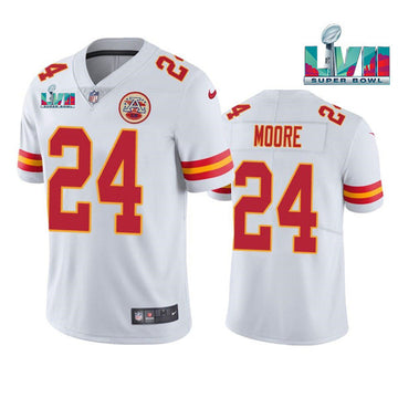 Skyy Moore Kansas City Chiefs white Vapor jersey