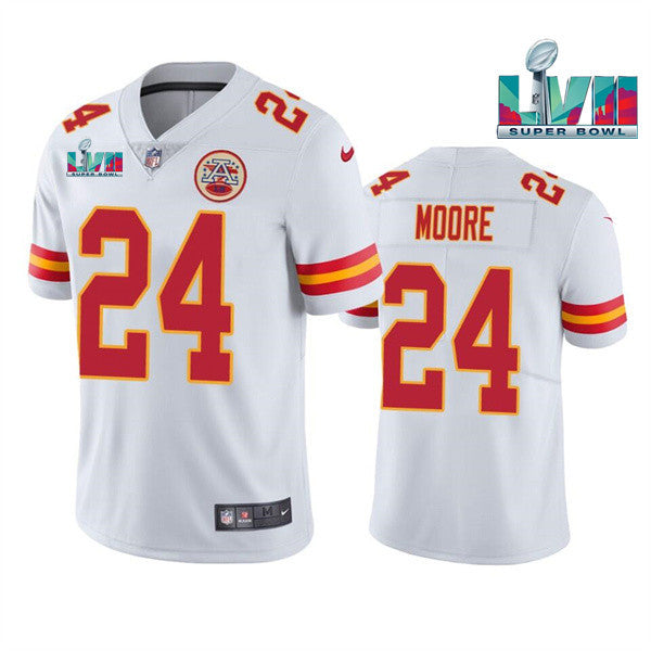 Skyy Moore Kansas City Chiefs white Vapor jersey