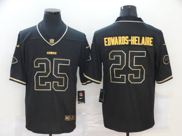 Clyde Edwards-Helaire Kansas City Chiefs black jersey