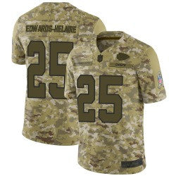 Clyde Edwards-Helaire Kansas City Chiefs camo Salute To Service jersey