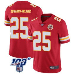 Clyde Edwards-Helaire Kansas City Chiefs red Vapor jersey