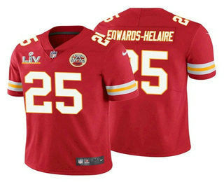 Clyde Edwards-Helaire Kansas City Chiefs red Vapor jersey