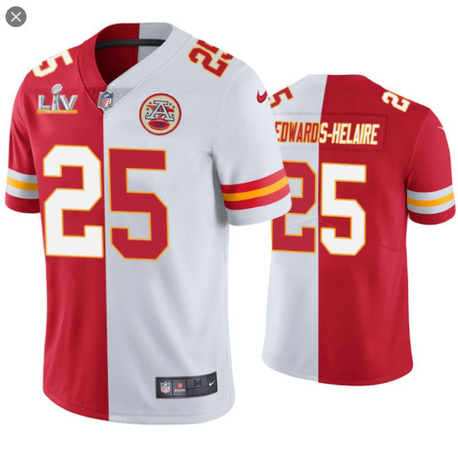 Clyde Edwards-Helaire Kansas City Chiefs red Vapor jersey