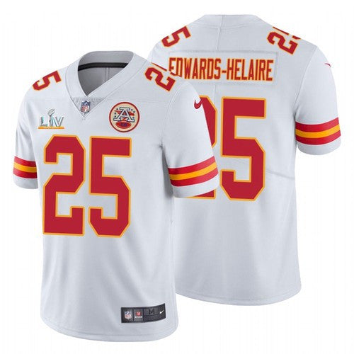Clyde Edwards-Helaire Kansas City Chiefs white Limited jersey