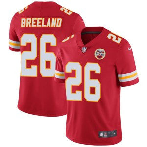 Bashaud Breeland Kansas City Chiefs red Vapor jersey