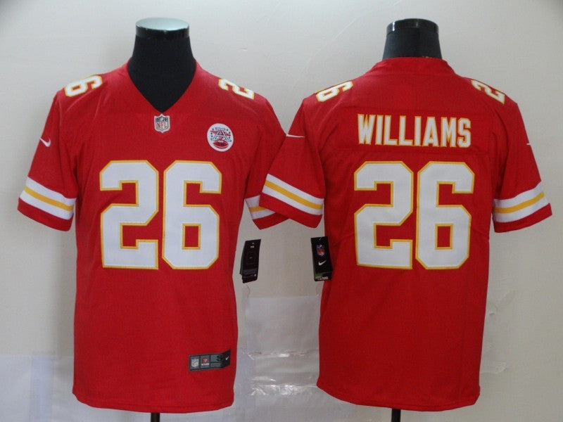 Damien Williams Kansas City Chiefs red Vapor jersey