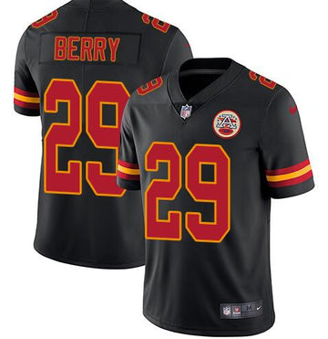 Eric Berry Kansas City Chiefs black Vapor jersey