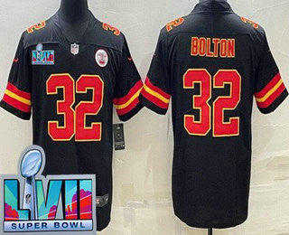 Nick Bolton Kansas City Chiefs black Vapor jersey