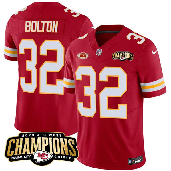 Nick Bolton Kansas City Chiefs red Vapor jersey