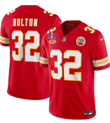 Nick Bolton Kansas City Chiefs red Vapor jersey