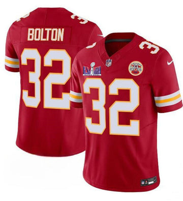 Nick Bolton Kansas City Chiefs red Vapor jersey