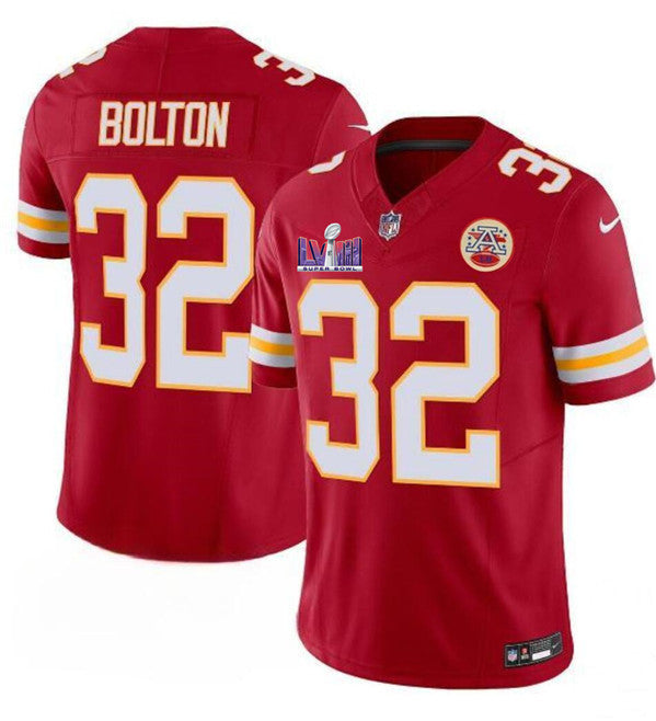 Nick Bolton Kansas City Chiefs red Vapor jersey