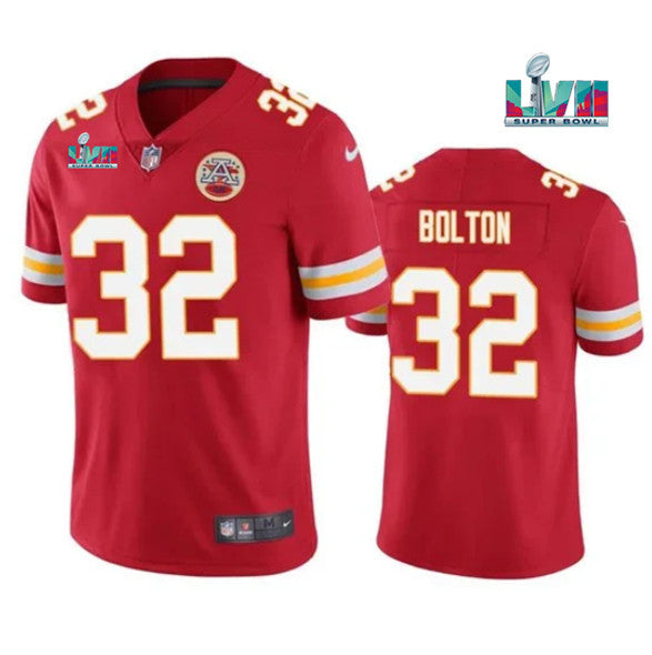 Nick Bolton Kansas City Chiefs red Vapor jersey