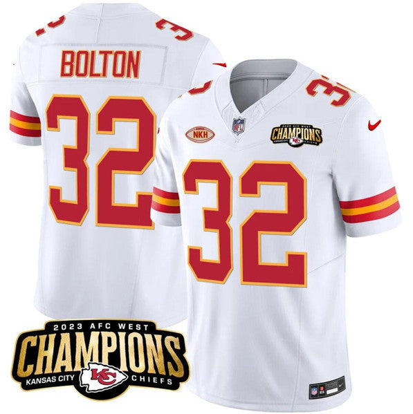 Nick Bolton Kansas City Chiefs white Vapor jersey