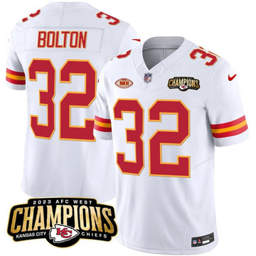 Nick Bolton Kansas City Chiefs white Vapor jersey