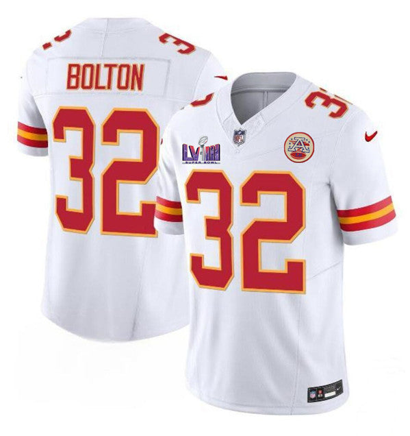 Nick Bolton Kansas City Chiefs white Vapor jersey