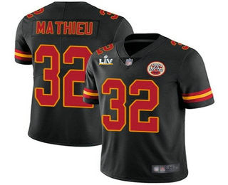 Tyrann Mathieu Kansas City Chiefs black Vapor jersey