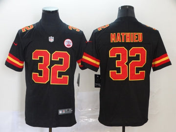 Tyrann Mathieu Kansas City Chiefs black Vapor jersey