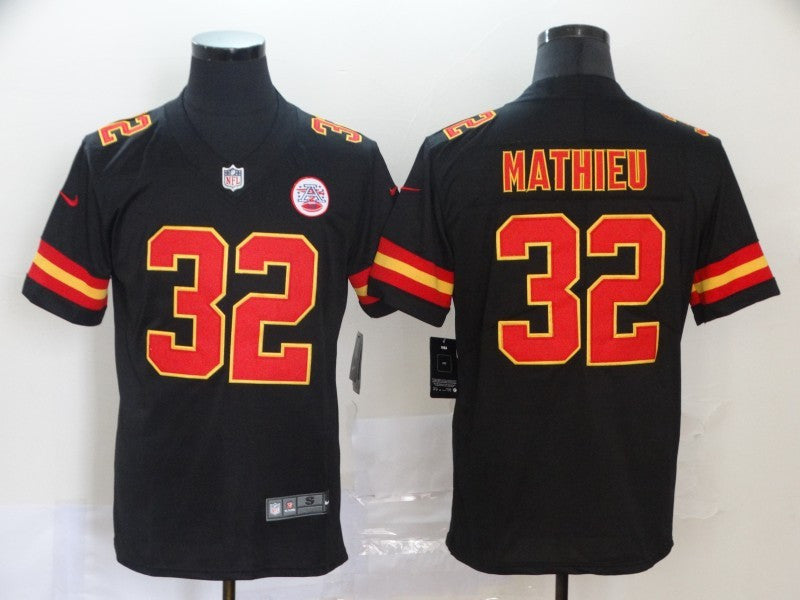 Tyrann Mathieu Kansas City Chiefs black Vapor jersey