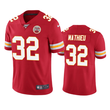 Tyrann Mathieu Kansas City Chiefs red Vapor jersey