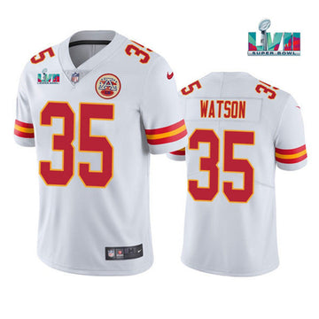 Jaylen Watson Kansas City Chiefs white Vapor jersey