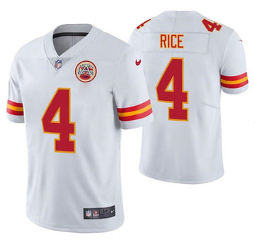 Rashee Rice Kansas City Chiefs white Vapor jersey