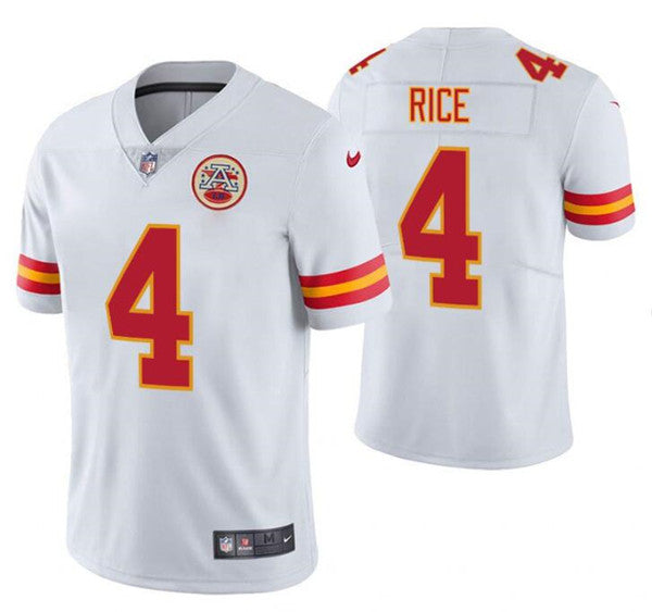 Rashee Rice Kansas City Chiefs white Vapor jersey