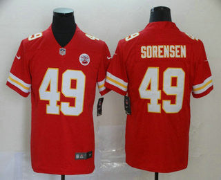 Daniel Sorensen Kansas City Chiefs red Vapor jersey