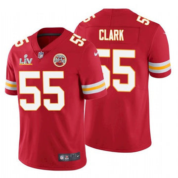 Frank Clark Kansas City Chiefs red Limited jersey