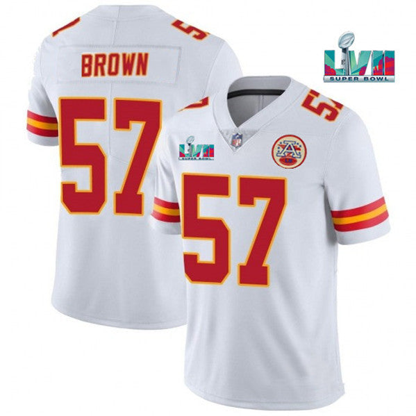 Orlando Brown Kansas City Chiefs white Vapor jersey