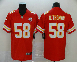 Derrick Thomas Kansas City Chiefs red Vapor jersey