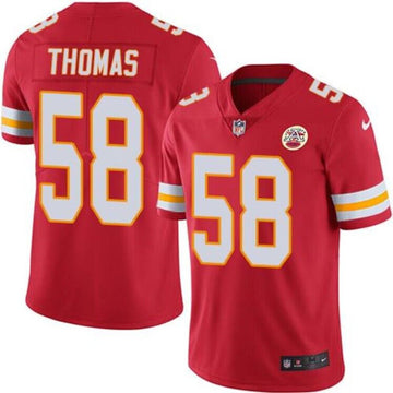 Derrick Thomas Kansas City Chiefs red Vapor jersey