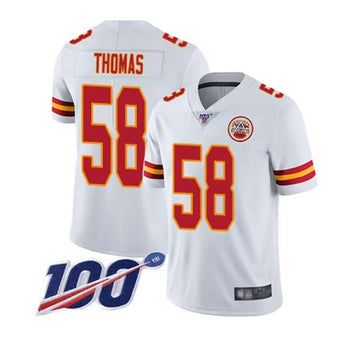 Derrick Thomas Kansas City Chiefs white Vapor jersey